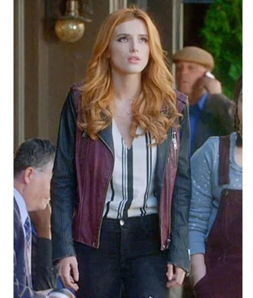 Famous in Love Bella Thorne Leather Jacket - Image 2