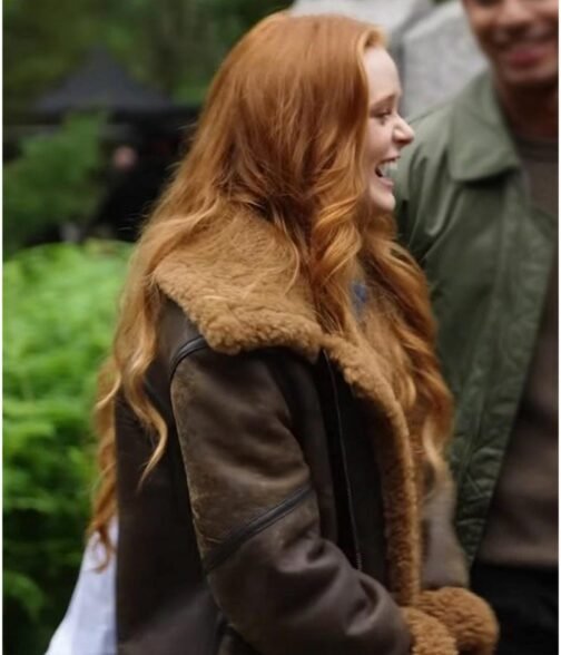 Abigail Cowen Fate Bloom S02 Shearling Leather Jacket - Image 7