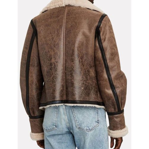 Fate Paulina Chávez Shearling Leather Jacket - Image 3