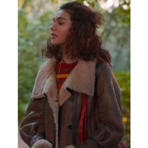 Fate Paulina Chávez Shearling Leather Jacket - Image 6