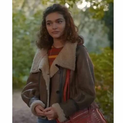 Fate Paulina Chávez Shearling Leather Jacket - Image 7