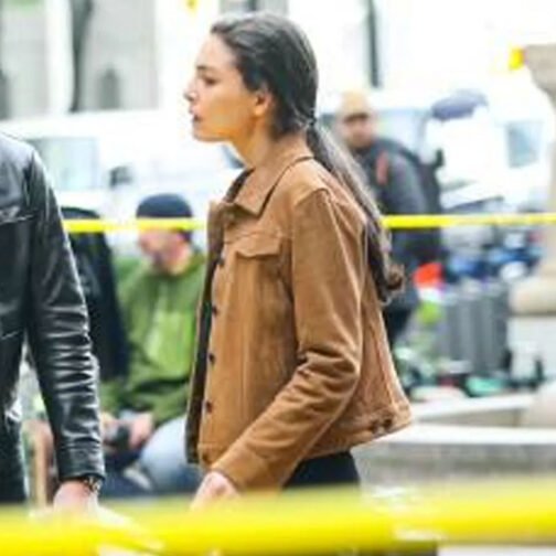 FBI Most Wanted S03 Alexa Davalos Suede Jacket - Image 7
