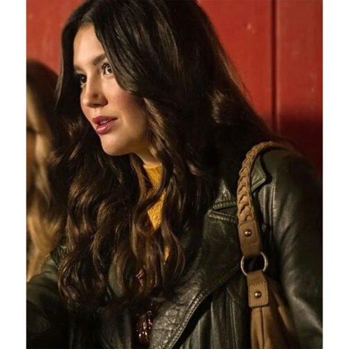 Firefly Lane Ali Skovbye Leather Coat - Image 4