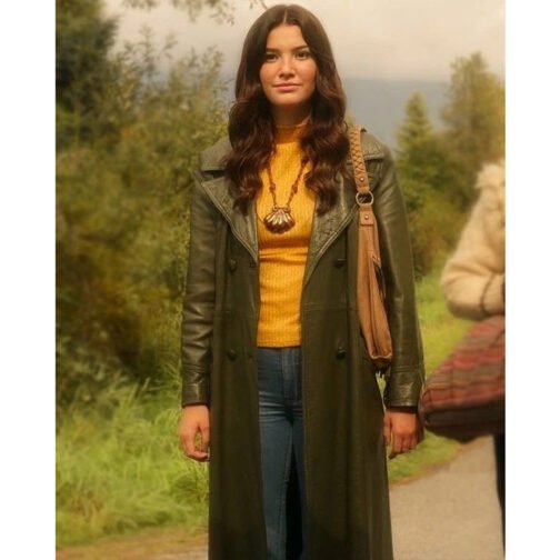 Firefly Lane Ali Skovbye Leather Coat - Image 2