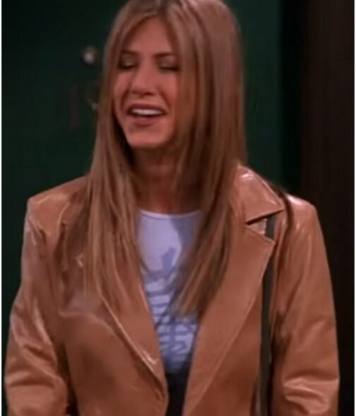Friends S05 Jennifer Aniston Leather Blazer - Image 3