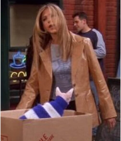 Friends S05 Jennifer Aniston Leather Blazer - Image 5