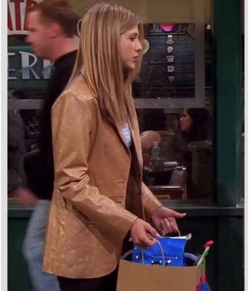 Friends S05 Jennifer Aniston Leather Blazer - Image 4