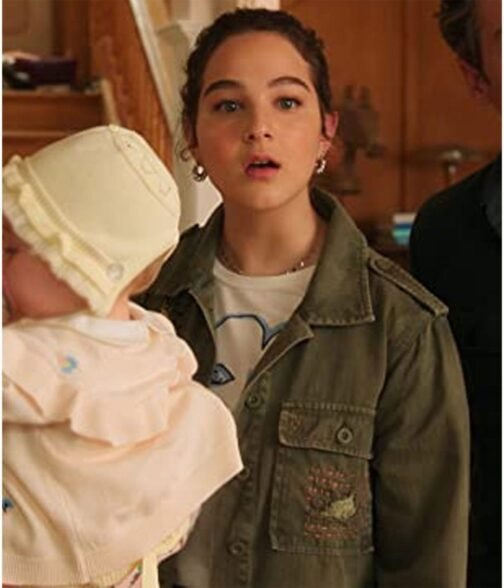 Gabriella Baldacchino Disenchanted Green Cotton Jacket - Image 15