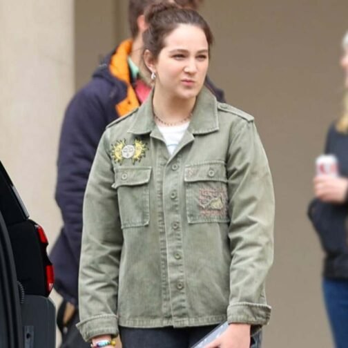 Gabriella Baldacchino Disenchanted Green Cotton Jacket - Image 8