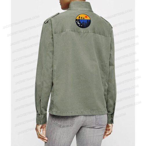 Gabriella Baldacchino Disenchanted Green Cotton Jacket - Image 5