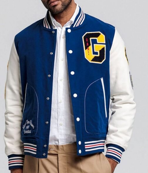 Gant The Gant Spring Blue Jacket - Image 2