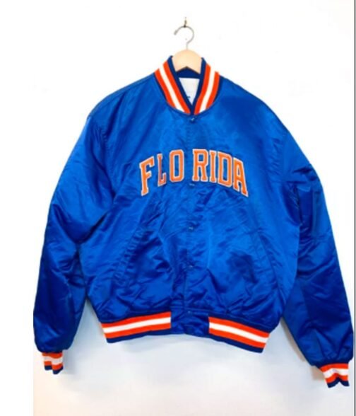 Florida Gators Blue Satin Jacket - Image 3
