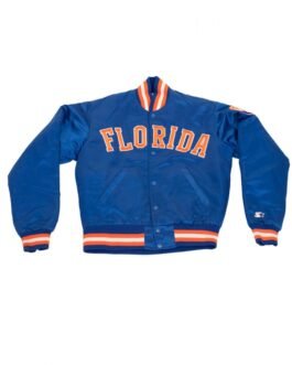 Florida Gators Blue Satin Jacket