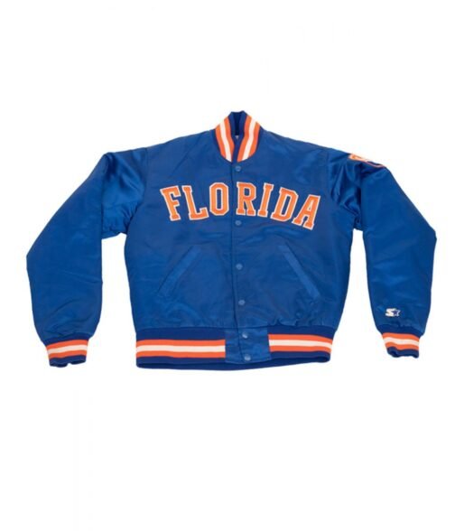 Florida Gators Blue Satin Jacket