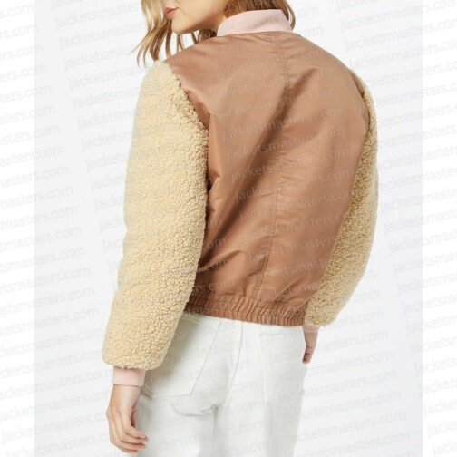 All American S04 GeffriMaya Teddy Bomber Jacket - Image 4