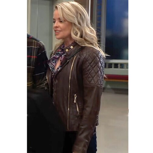 General Hospital Kristina Wagner Leather Jacket - Image 6