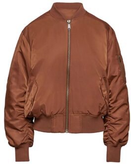 Nancy Drew S03 Leah Lewis Bomber Brown Jacket