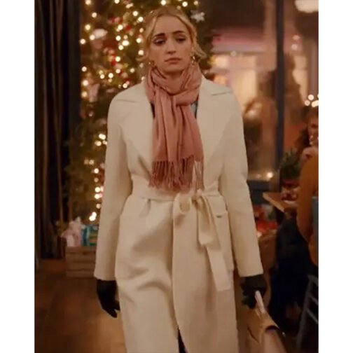 Ginny & Georgia Brianne Howey White Coat - Image 7