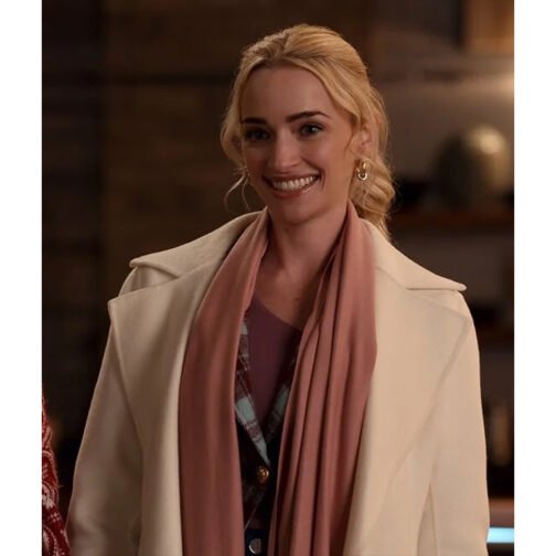 Ginny & Georgia Brianne Howey White Coat - Image 9