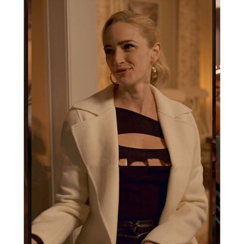 Ginny & Georgia Brianne Howey White Coat - Image 10