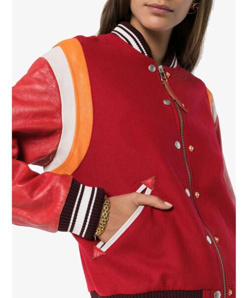 Golden Goose Scarlett Bomber Red Jacket - Image 3