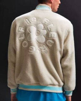 X Converse Golf Le Fleur Bomber Sherpa Jacket
