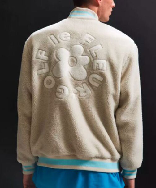 X Converse Golf Le Fleur Bomber Sherpa Jacket