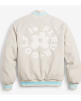 X Converse Golf Le Fleur Bomber Sherpa Jacket