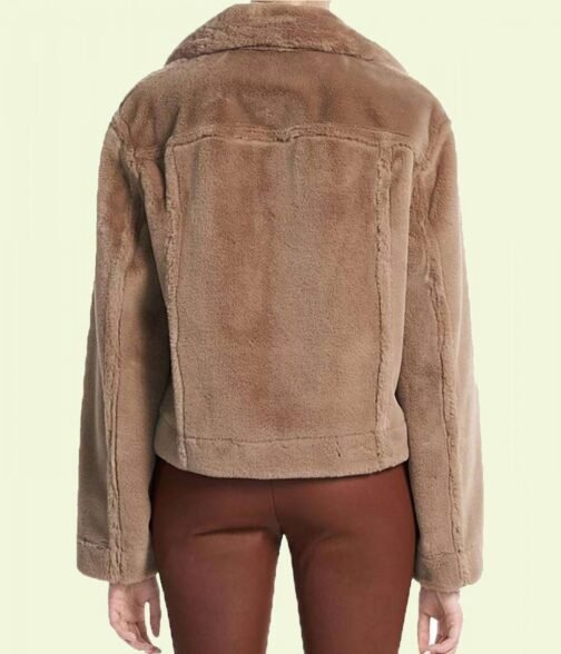 Zion Moreno Gossip Girl Fur Trucker Jacket - Image 2