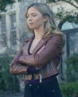 Gotham Knights Anna Lore Leather Jacket