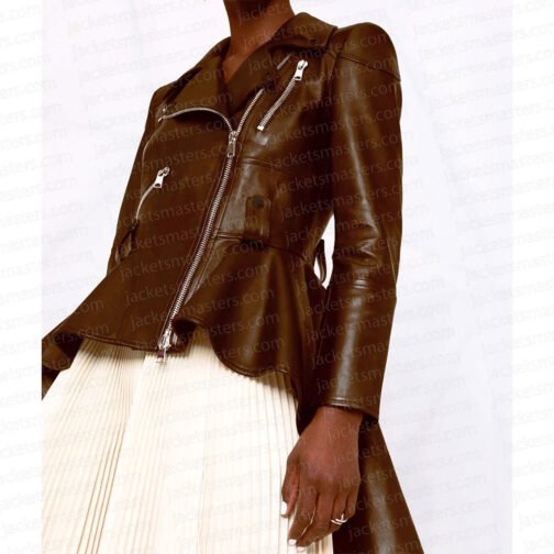 Gotham Knights Olivia Rose Keegan Leather Jacket - Image 7