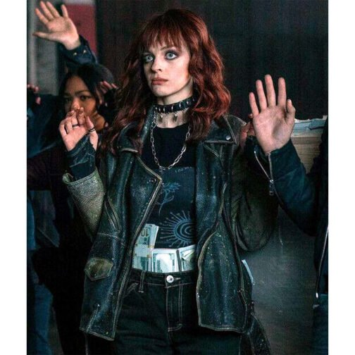 Gotham Knights Olivia Rose Keegan Leather Jacket - Image 2
