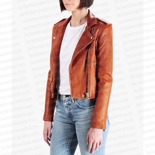 Grand Crew Season 2 Grasie Mercedes Leather Jacket - Image 6