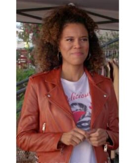 Grand Crew Season 2 Grasie Mercedes Leather Jacket