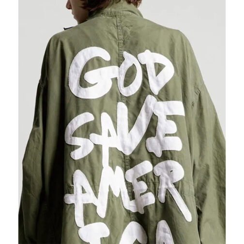God Save America Green Jacket - Image 5