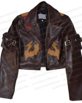 Final Fantasy 16 Gyuki Cropped Leather Jacket
