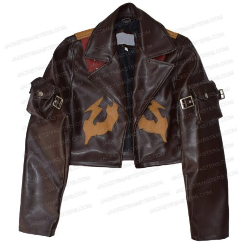 Final Fantasy 16 Gyuki Cropped Leather Jacket