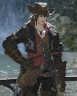 Final Fantasy 16 Gyuki Cropped Leather Jacket
