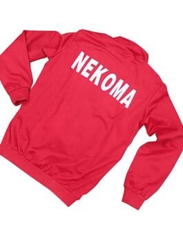 Red Haikyuu Nekoma Bomber Jacket