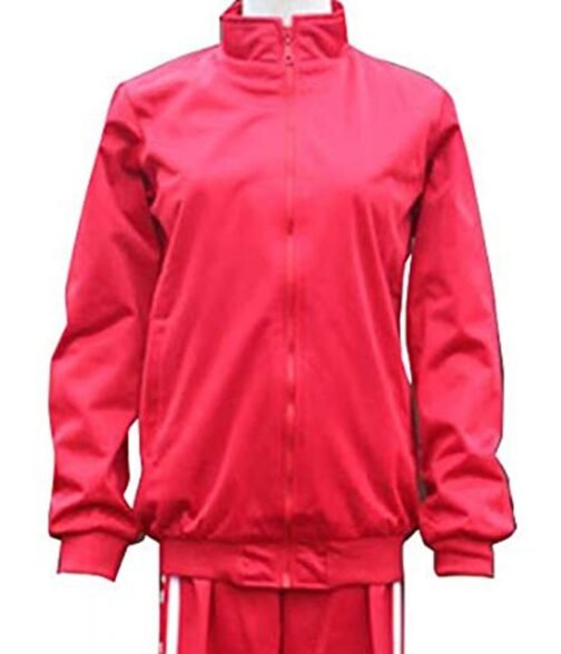 Red Haikyuu Nekoma Bomber Jacket