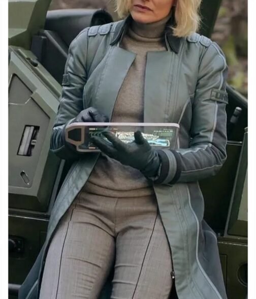 Natascha Mcelhone Halo Gray Coat - Image 2