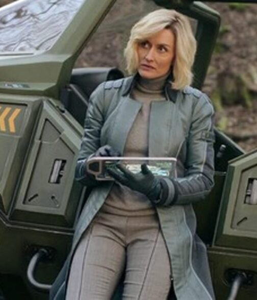 Natascha Mcelhone Halo Gray Coat - Image 4