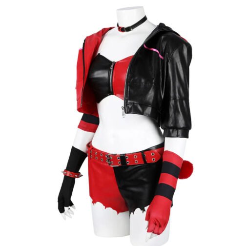Harley Quinn Suicide Squad Isekai Leather Jacket - Image 4