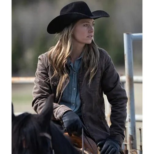 Amber Marshall Heartland Season 13 Cotton Jacket - Image 10