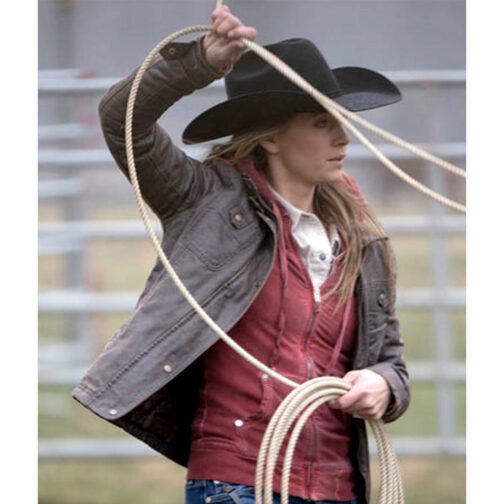 Amber Marshall Heartland Season 13 Cotton Jacket - Image 5