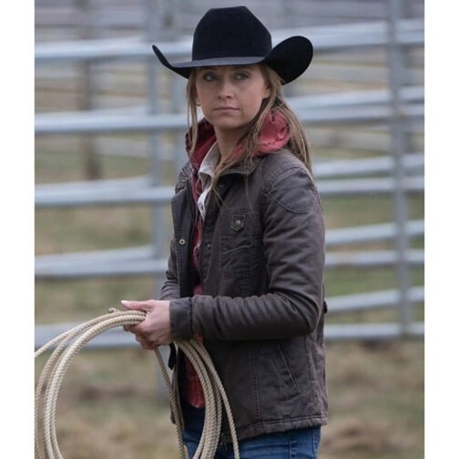 Amber Marshall Heartland Season 13 Cotton Jacket - Image 4