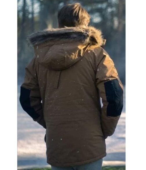 Kit Connor Heartstopper Brown Cotton Parka - Image 7