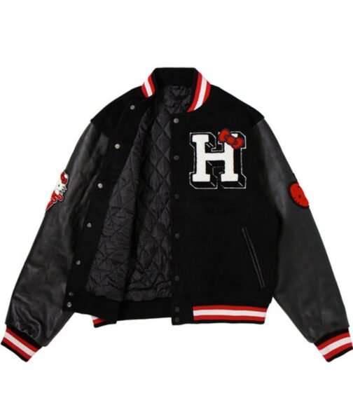 Hello Kitty Apples H Letterman Jacket - Image 10