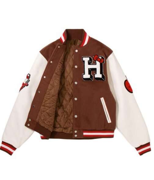 Hello Kitty Apples H Letterman Jacket - Image 11