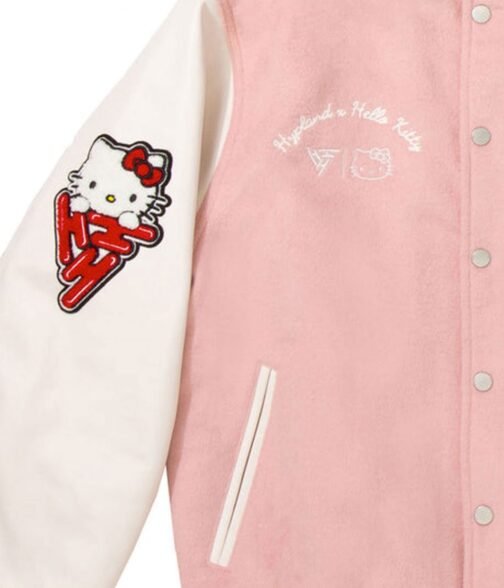 Hello Kitty Apples H Letterman Jacket - Image 13
